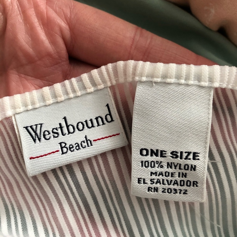 3/$10 Westbound Beach sheer white coverup